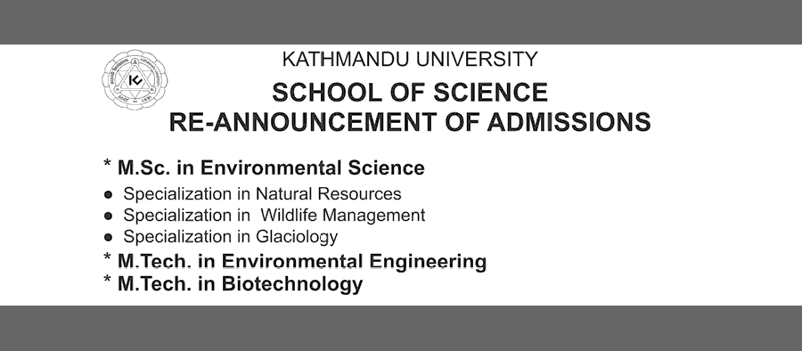 Kathmandu University School of Science KUSOS Amission Open